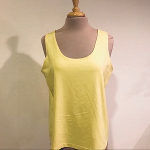 Creamy yellow tank top